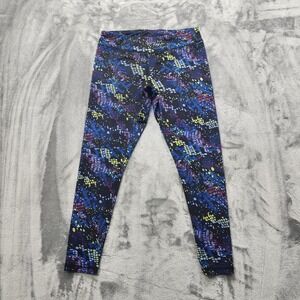 Everlast Sport Leggings Womens M Multicolor Snake Print Crop Ankle Workout Yoga‎